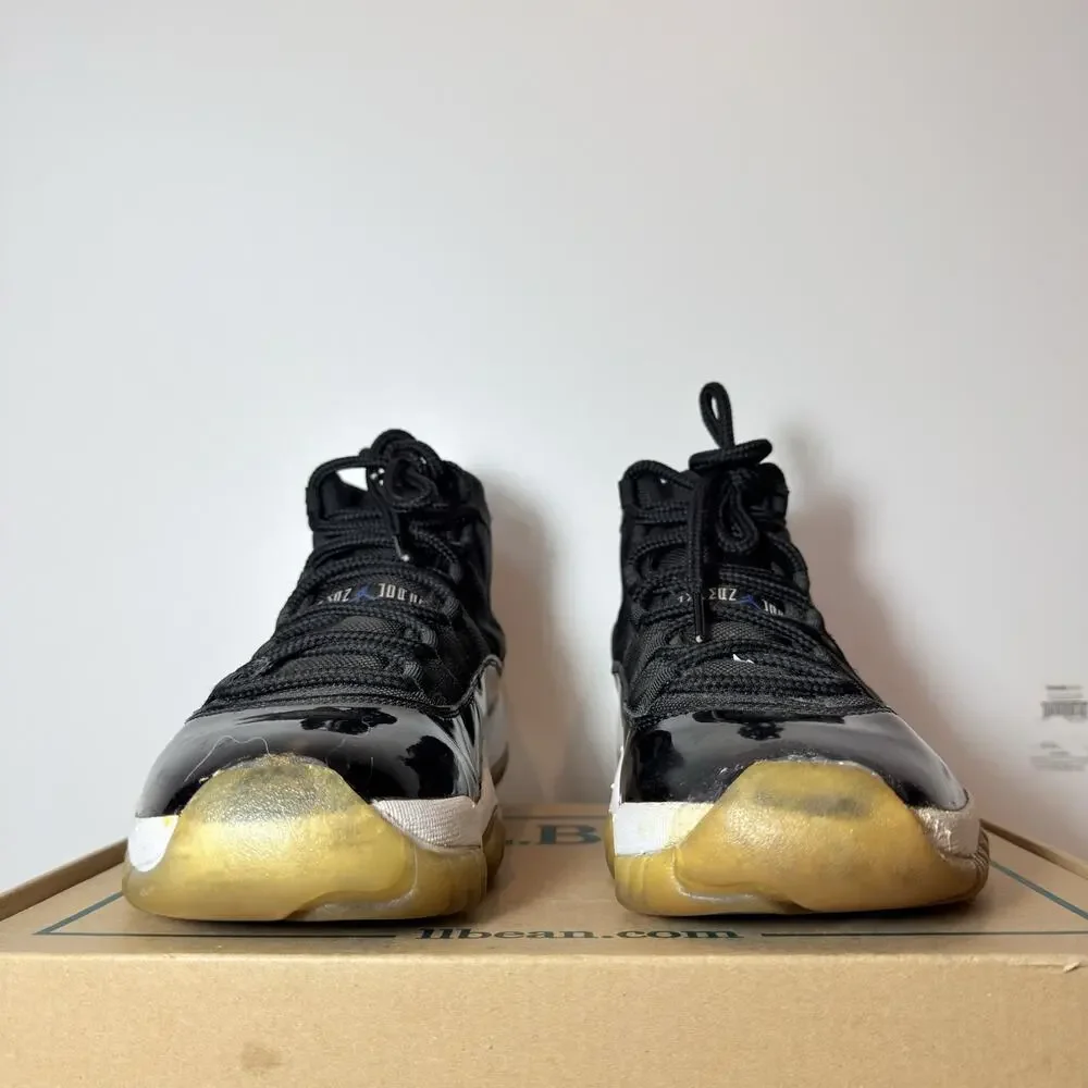 Nike Air Jordan 11 Retro 2009 Space Jam Black Mens Size 10.5 Basketball Shoes